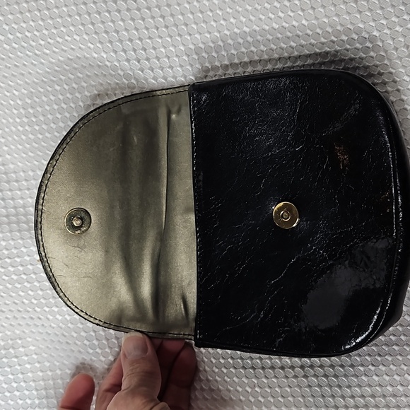 PELLATERI BLACK LEATHER POUCH - Picture 2 of 7